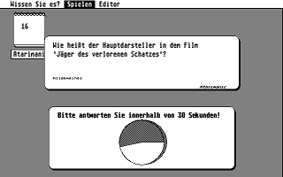 Wissen Sie es? atari screenshot